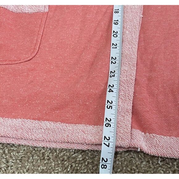Stan Herman Robe Cotton Towel Like Feel ONE SIZE Missy Pink Pockets Hood - Picture 9 of 9